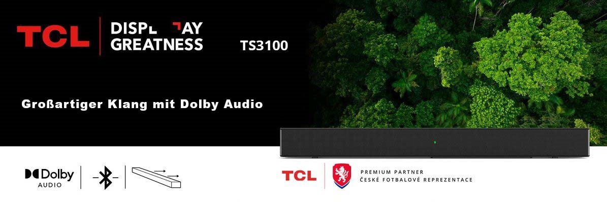 TCL TS3100 2.0 80W Soundbar