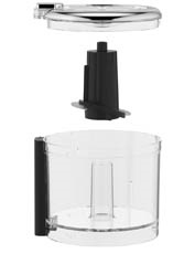 Sekáček WMF 04.1658.0011 KITCHENminis s odnímatelnými částmi vhodnými do myčky Sekáček WMF 04.1658.0011 KITCHENminis s nožem, víčkem a nádobou vhodnými do myčky