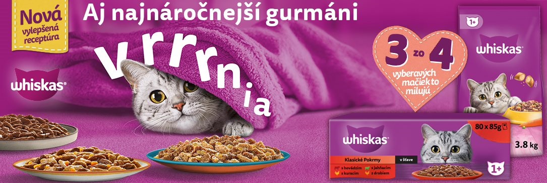 Whiskas granule pre mačky
