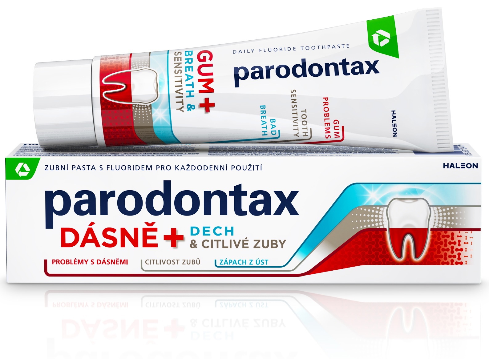 ZUB1545 PARODONTAX for gums + breath & sensitive teeth 75 ml