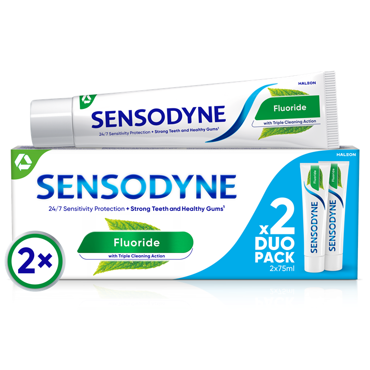 SENSODYNE Fluoride Toothpaste 2 × 75 ml