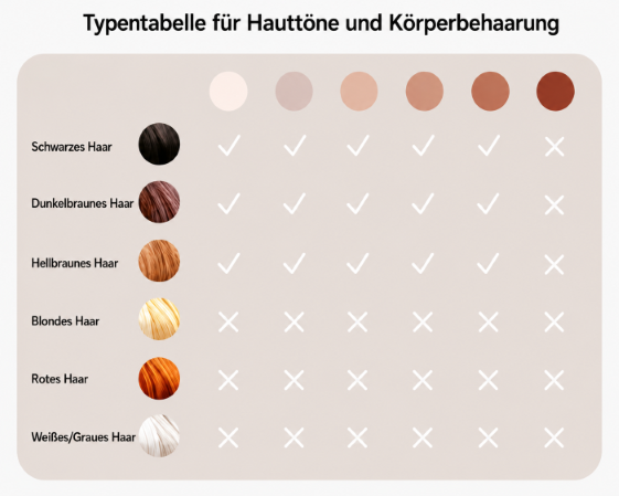 Typologie der Haut