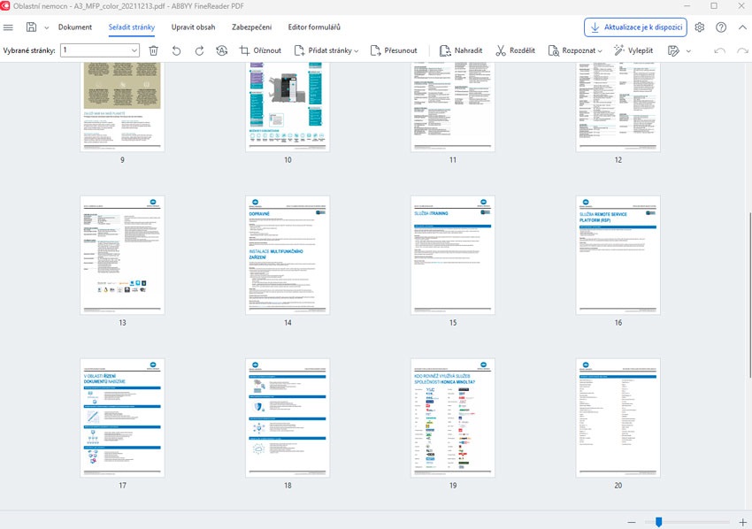 ABBYY FineReader 16; úpravy PDF; software