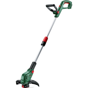 Zeleno–černá poloautomatická aku strunová sekačka BOSCH