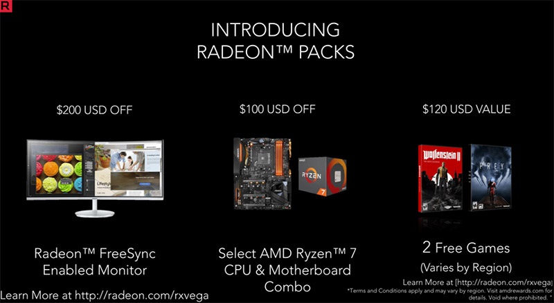 AMD Vega; AMD Packs; AMD bundle
