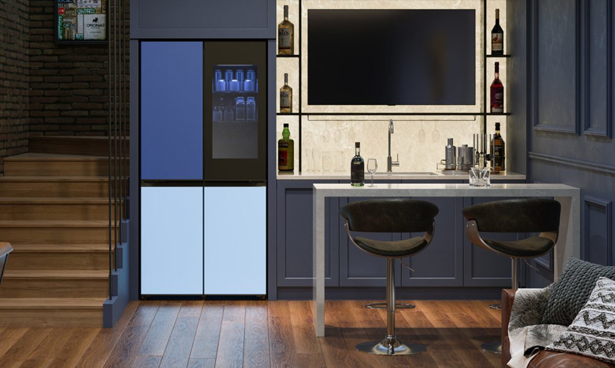 Americká lednice LG GMV960NNME