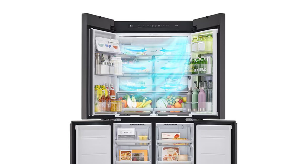 Americká lednice LG GMV960NNME