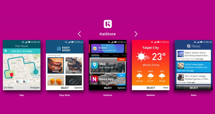 KaiOS Aplikace