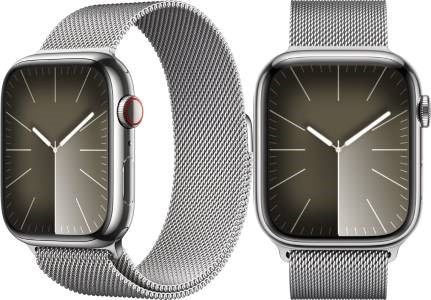Apple Watch Series 9 s nerezovým pouzdrem