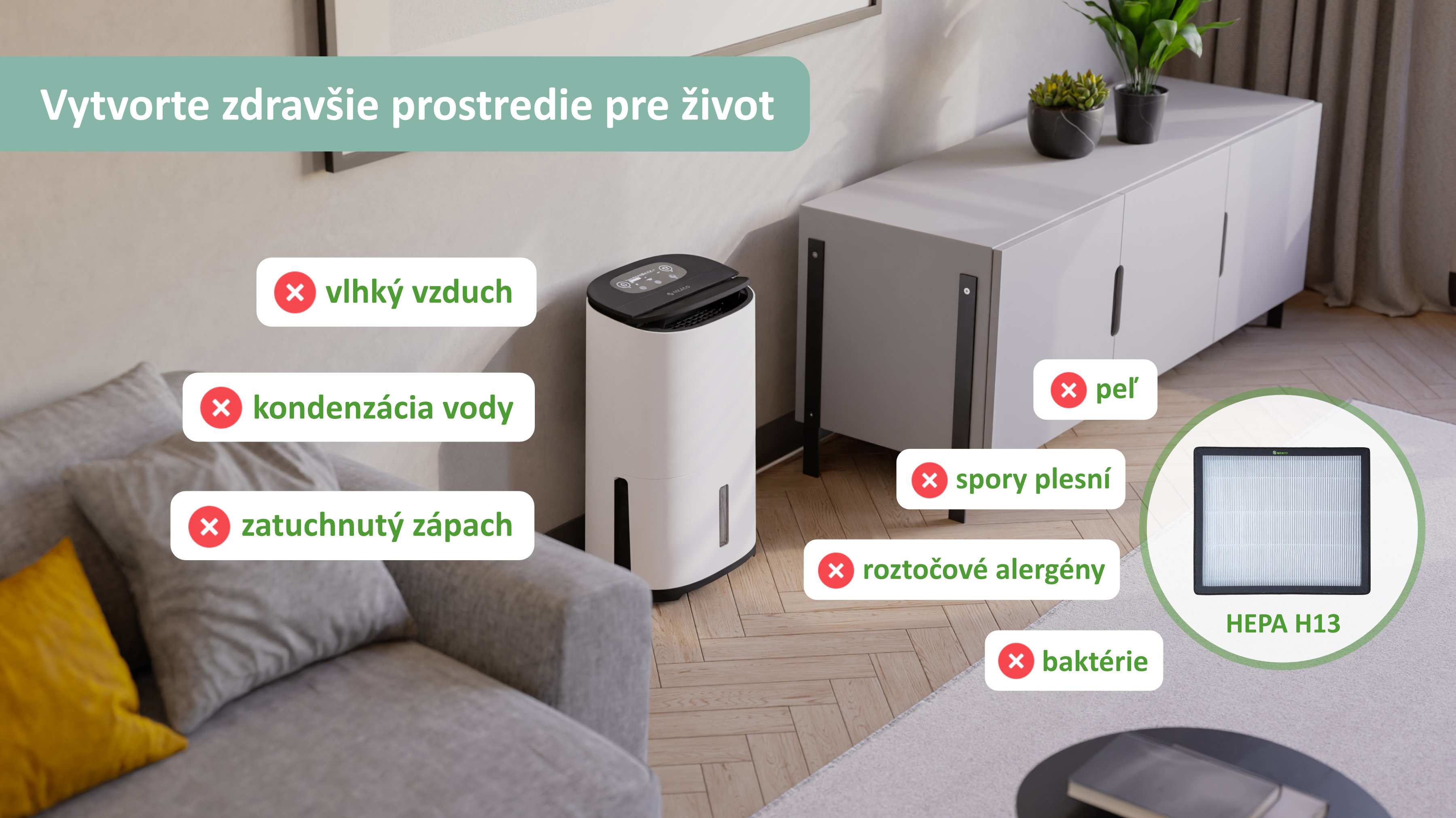 Odvlhčovač vzduchu Meaco Dry Arete Two