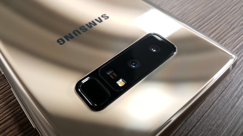 Duální kamera telefonu Samsung Galaxy Note8