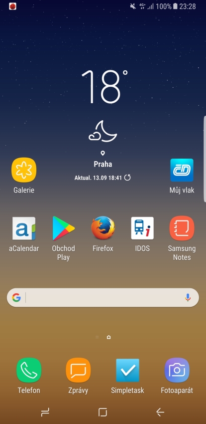 Samsung Galaxy Note8 UI