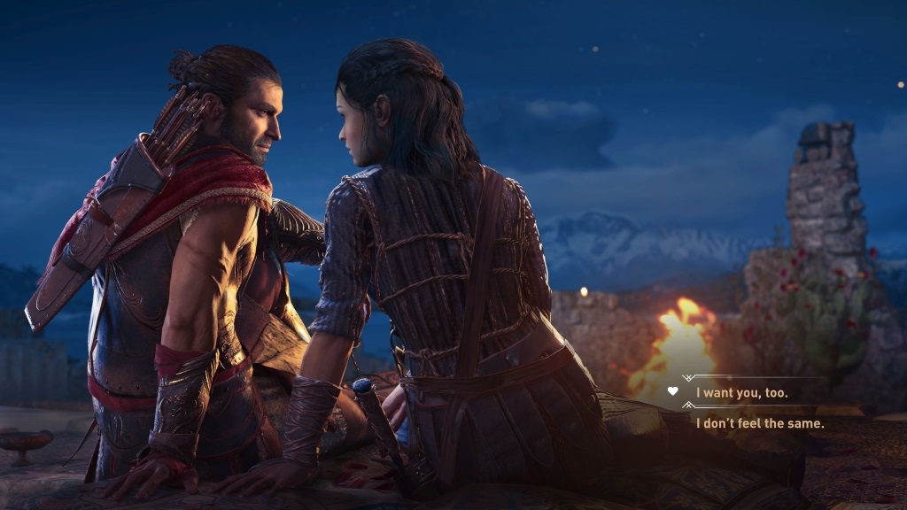 Assassin's Creed Odyssey; screenshot: láska
