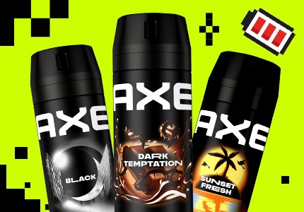 AXE deodorant, AXE antiperspirant