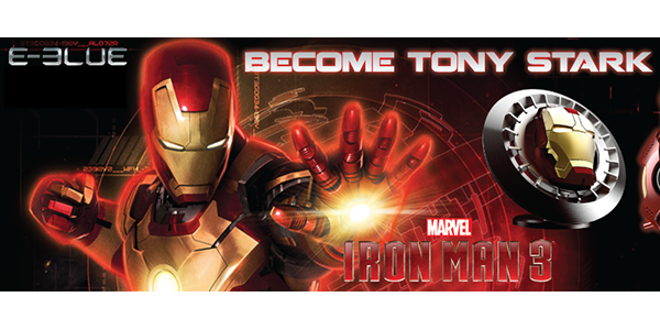 E-Blue uvádí limitovanou edici PC doplňků Iron Man 3