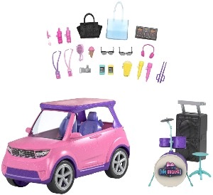 Barbie Dreamhouse Adventures Wohnwagen und Auto