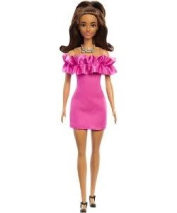 Barbie modelka s hnědými vlasy