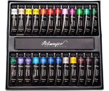 Barvy na malování akrylové