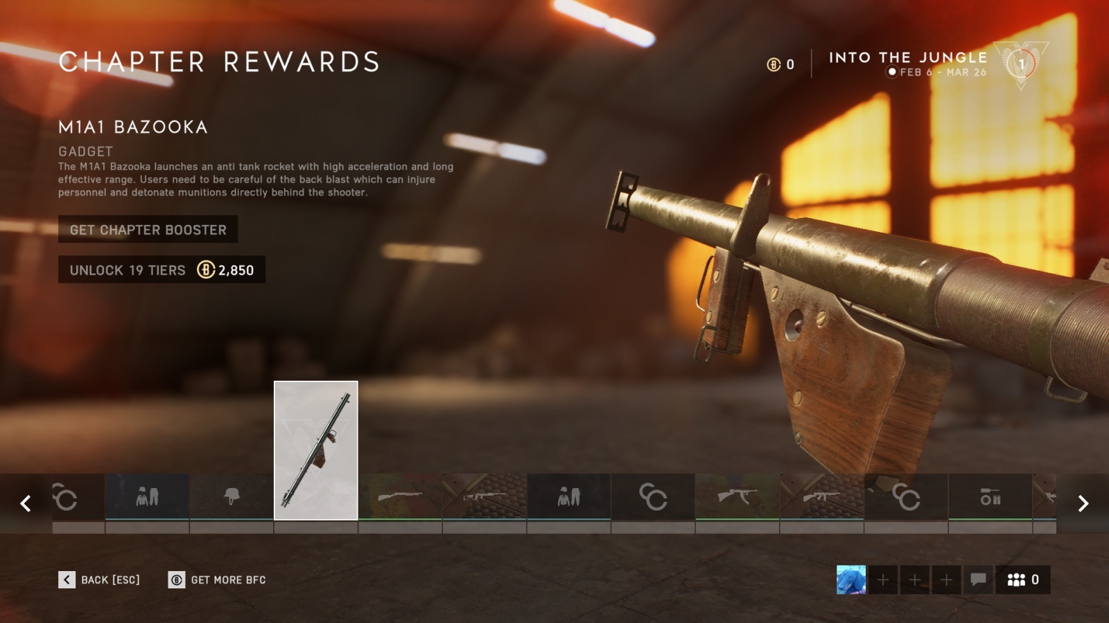 Battlefield V; screenshot: bazooka
