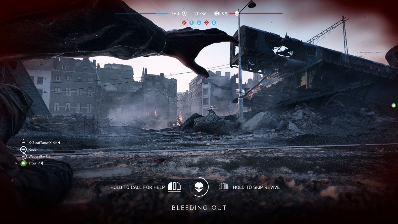Battlefield V; gameplay: umírání