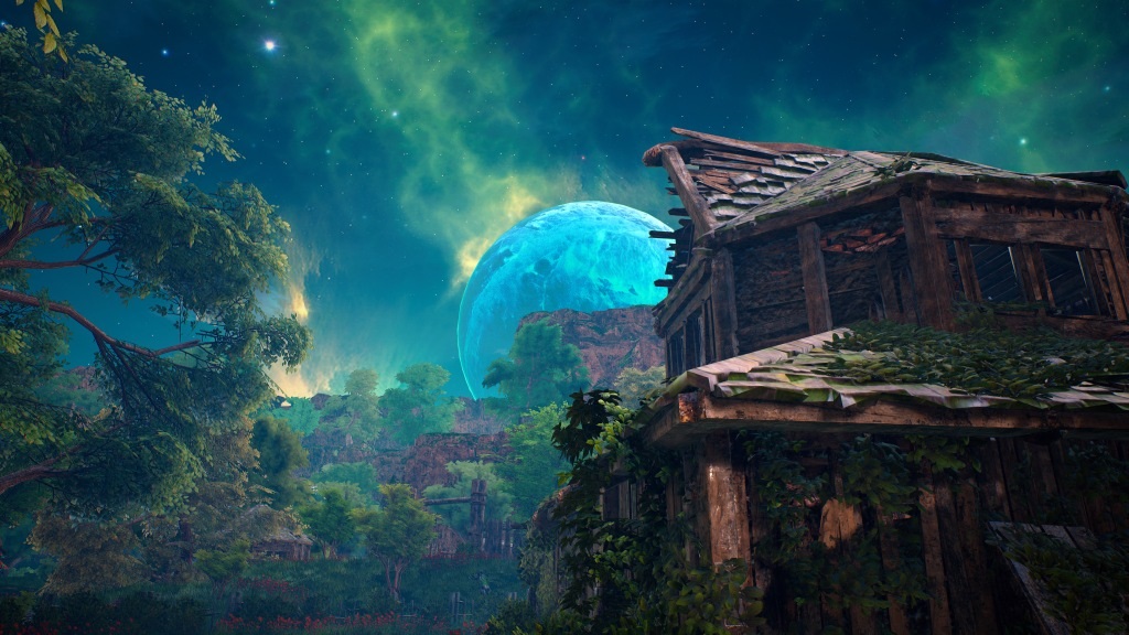 Biomutant; screenshot, měsíc