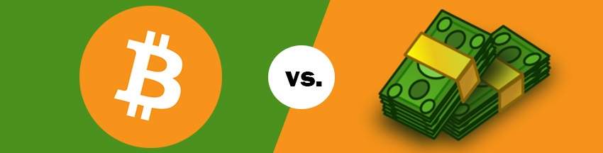 kryptoměny vs. peníze; alternativa, konkurence, bitcoin