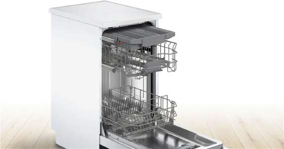 Bosch volně stojící myčka 45 cm s příborovou zásuvkou