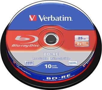 Blu-Ray média BD-RE