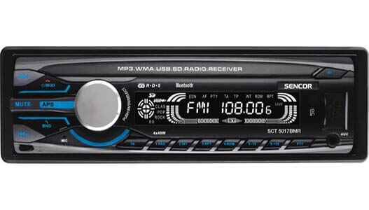 1-DIN autorádio s Bluetooth