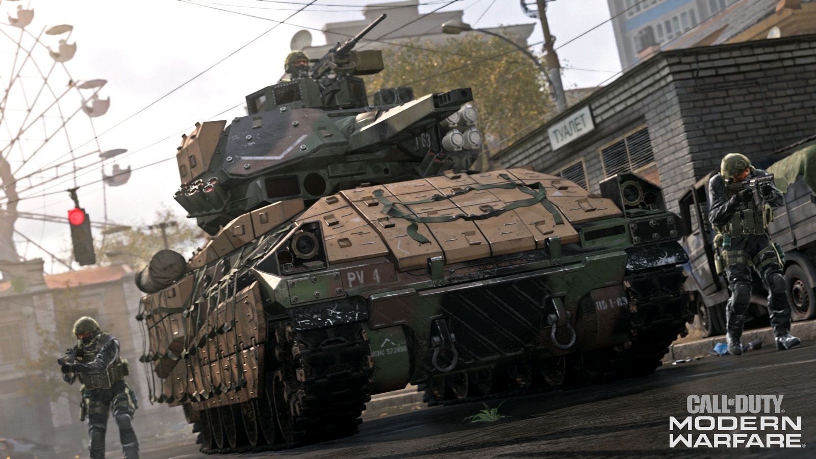 Call of Duty: Modern Warfare; screenshot: tank