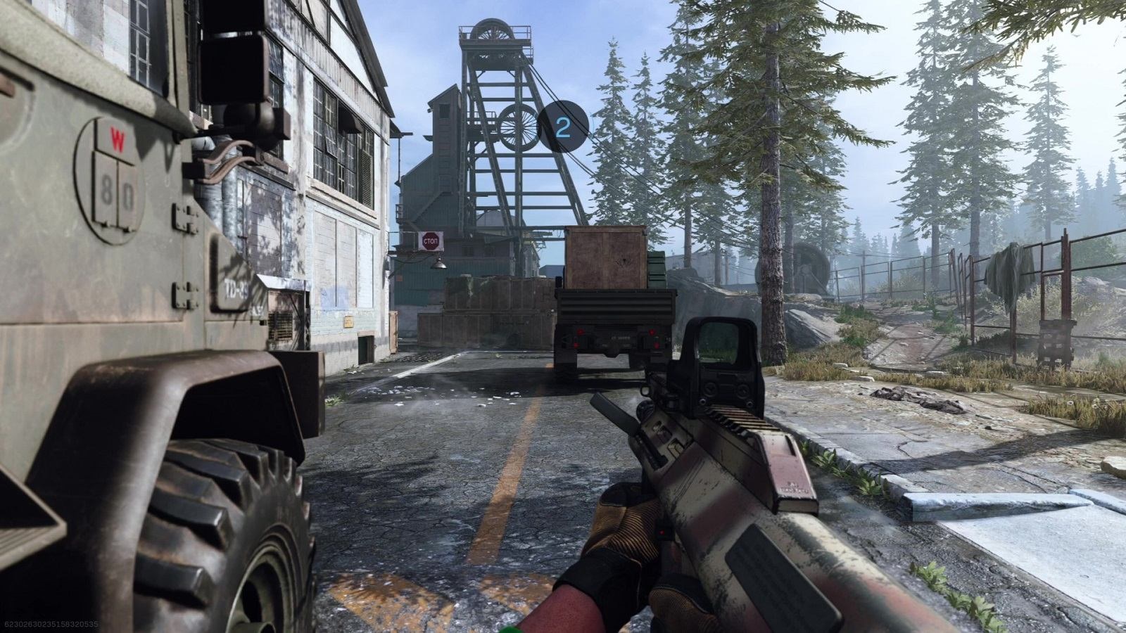 Call of Duty: Modern Warfare; gameplay: multiplayer deathmatch