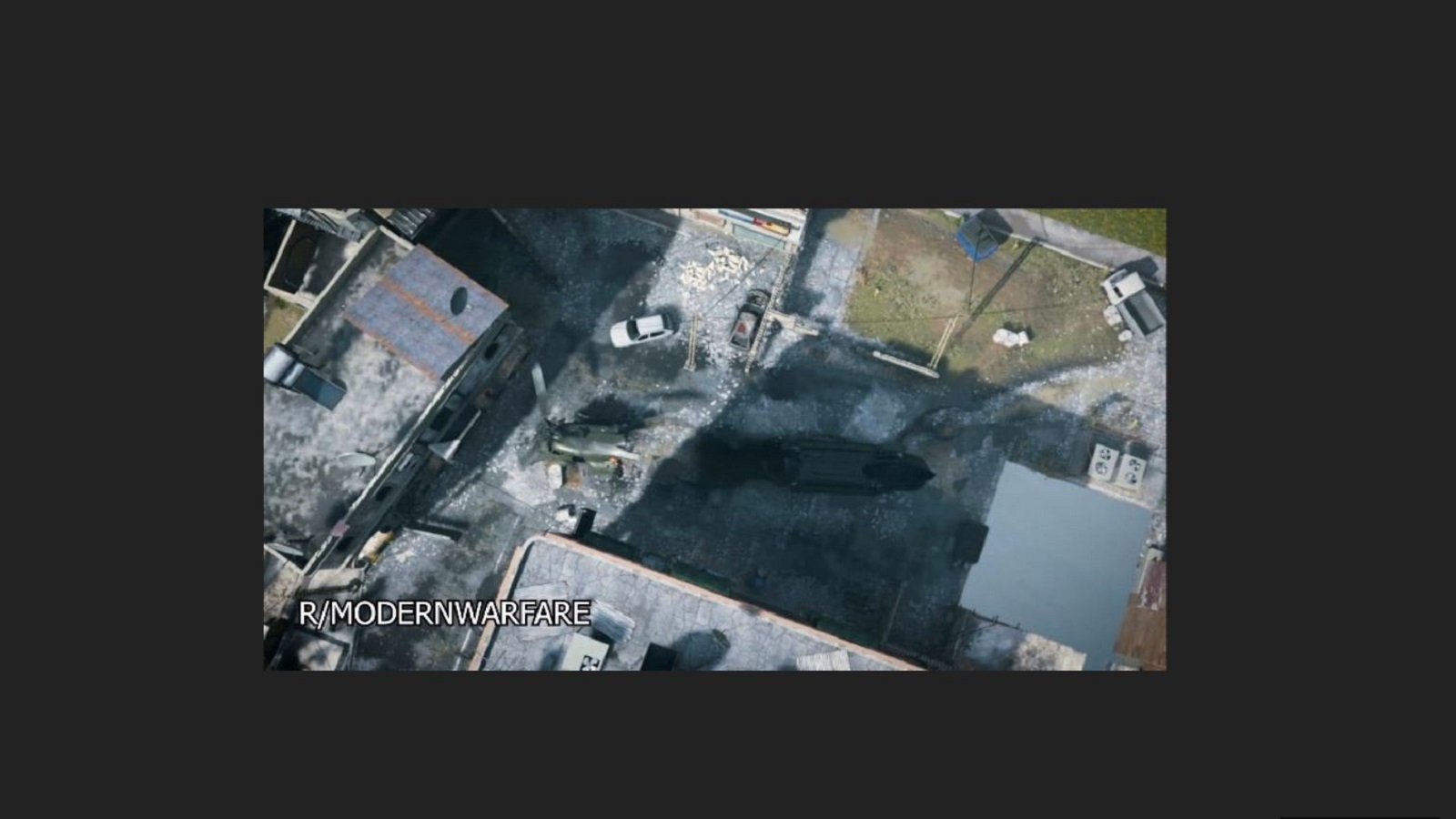 Call of Duty: Modern Warfare; screenshot: map crash leak