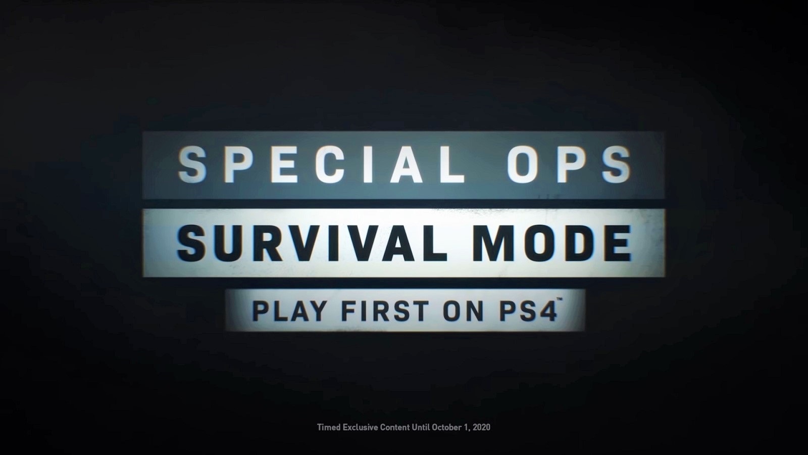 Call of Duty Modern Warfare; screenshot: survival mode