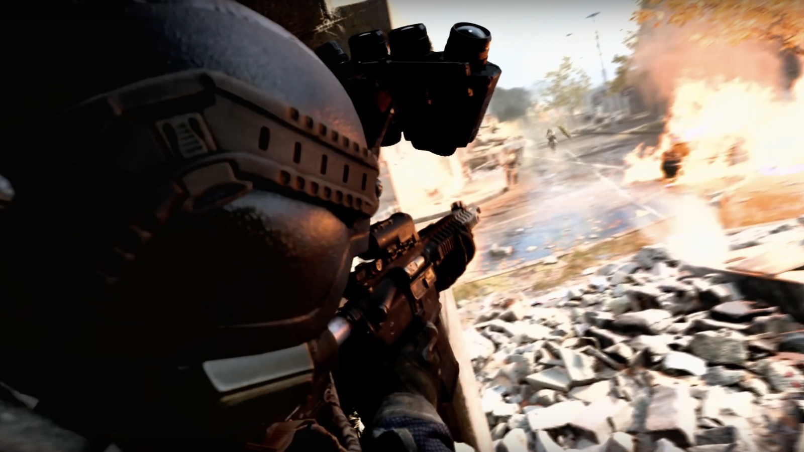 Call of Duty: Modern Warfare; screenshot: exploze