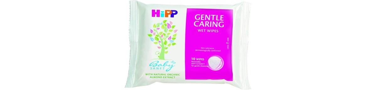 Testované mamičkami: čistiace vlhčené obrúsky HiPP Babysanft