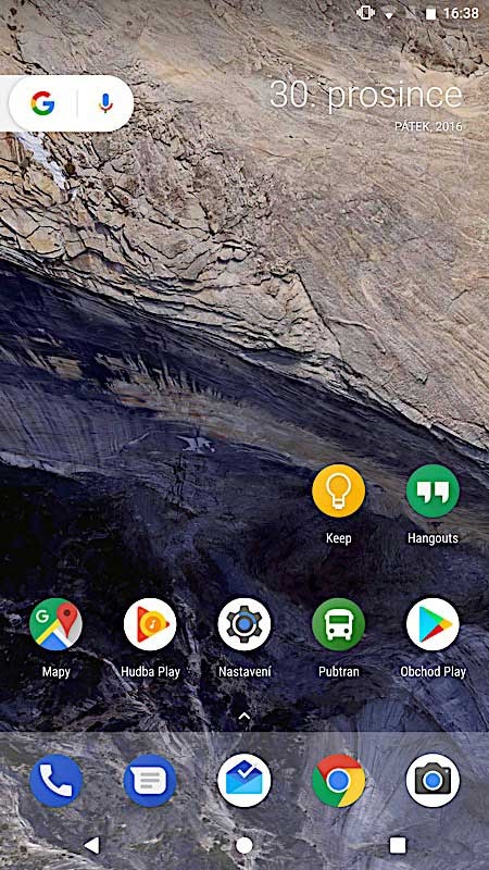 Pure Android - Home Screen