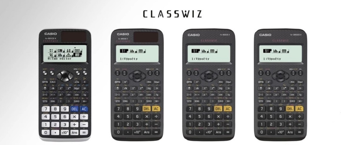 Kalkulátory Casio Classwiz