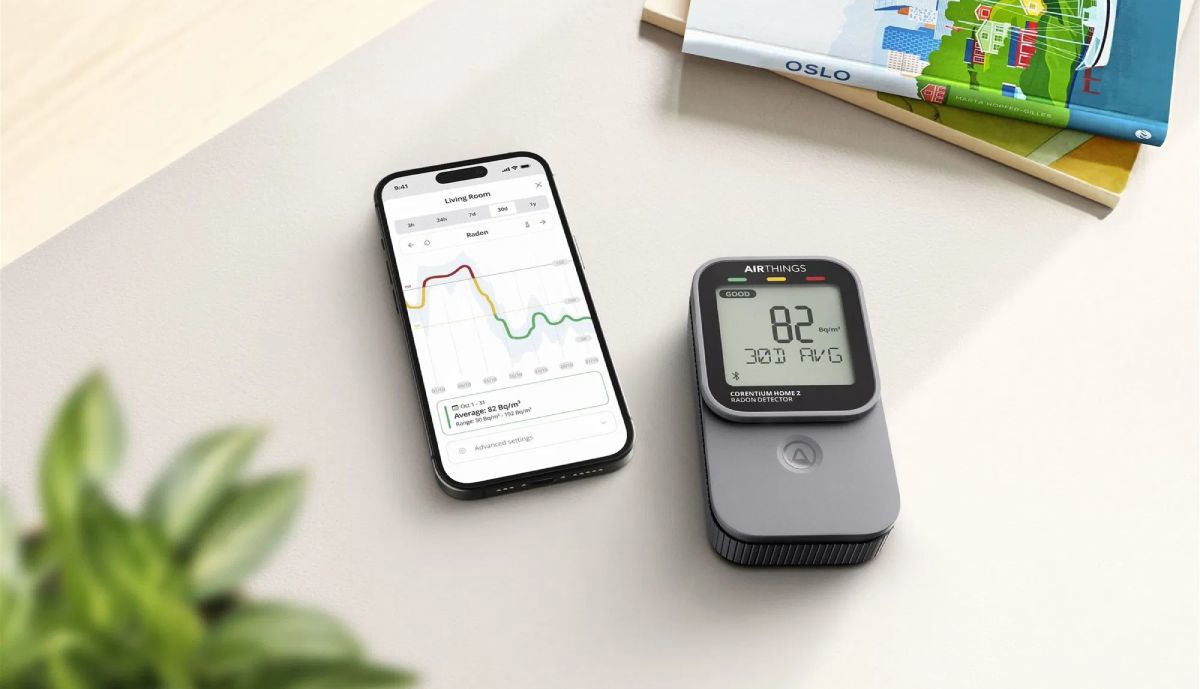 Airthings Corentium Home 2 - Smart detektor radonu