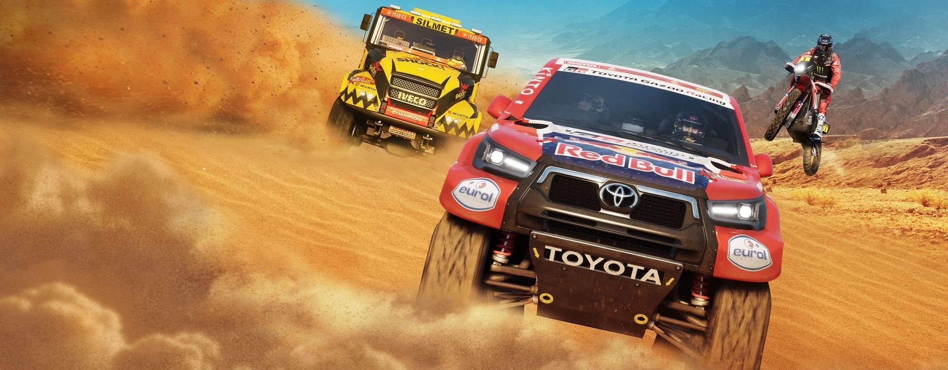 Dakar Desert Rally; Wallpaper: Cover