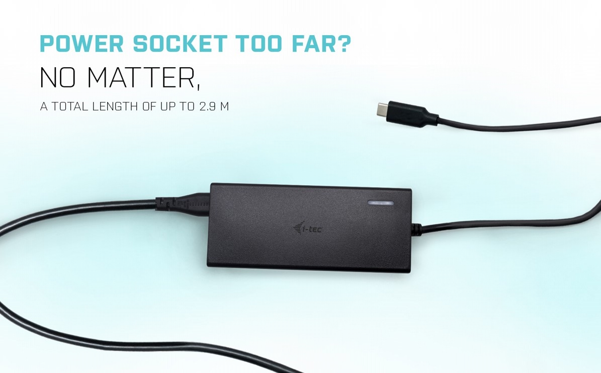 i-tec Universal Charger USB-C PD 3.0 + 1x USB-A, 77W i-tec Universal Charger USB-C PD 3.0 + 1x USB-A, 77W