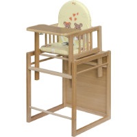 dětská jídelní židlička dřevěná