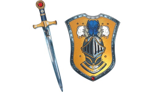 Kinderschwert und Schild