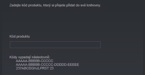 digitální klíče her steam