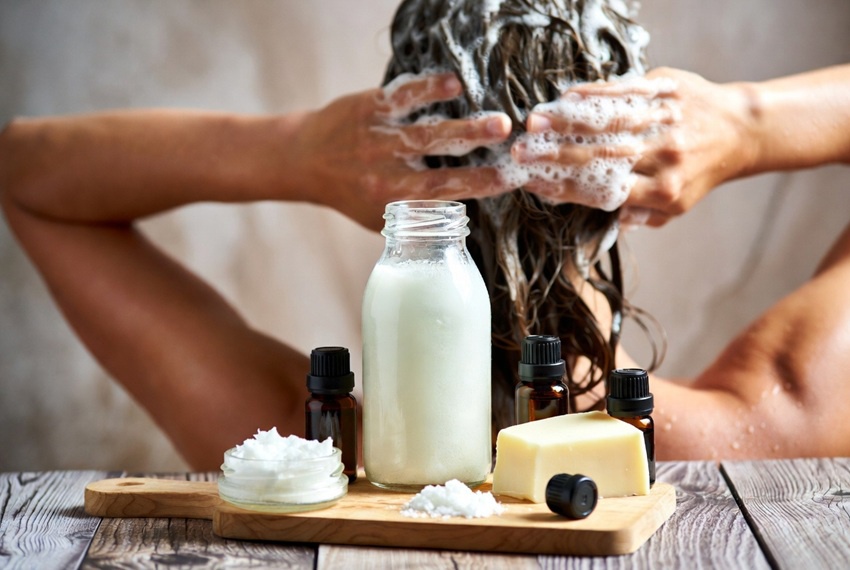 Přírodní ingredience k výrobě domácího šamponu