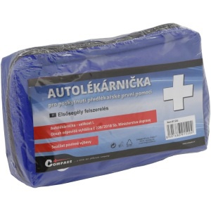 Povinná výbava – autolékárnička COMPASS: textilní brašna
