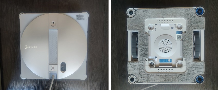 ECOVACS WINBOT W3 Omni Silver recenze