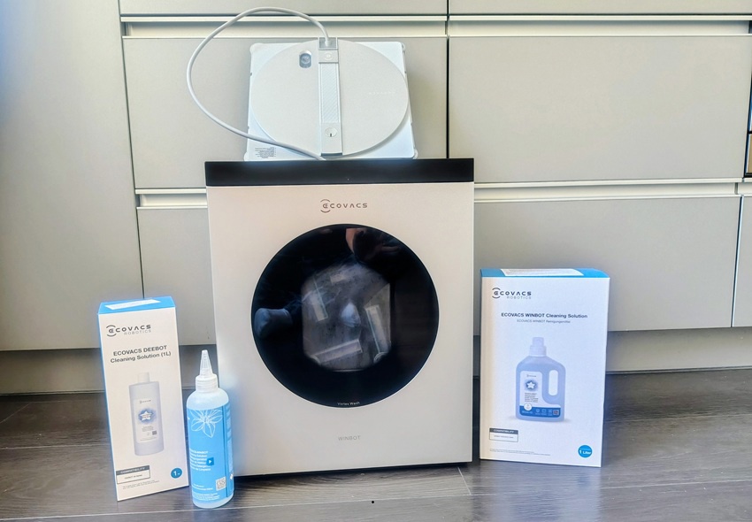 ECOVACS WINBOT W3 Omni Silver recenze