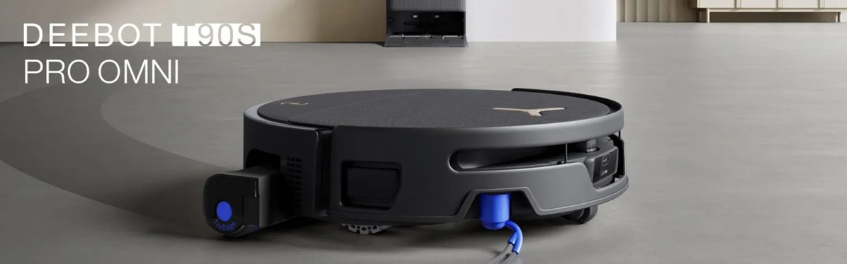 Robotický vysavač ECOVACS DEEBOT T90S PRO OMNI Black – recenze