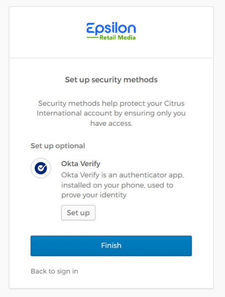 Okta Verify optional security