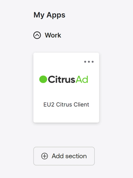 CitrusAd app tile